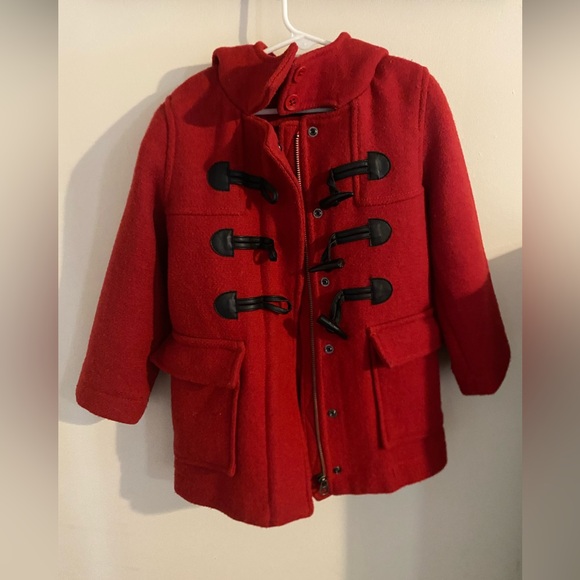 Red gap duffle coat size xs - Picture 1 of 8